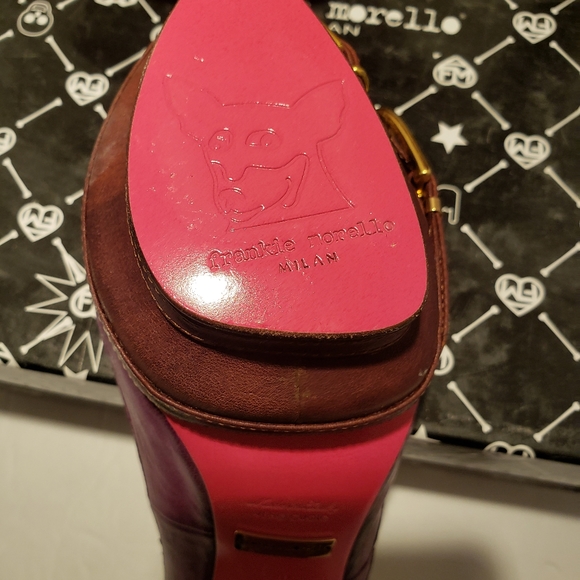 BNIB Frankie Morello Lola purple stiletto sz 10 - Picture 7 of 10